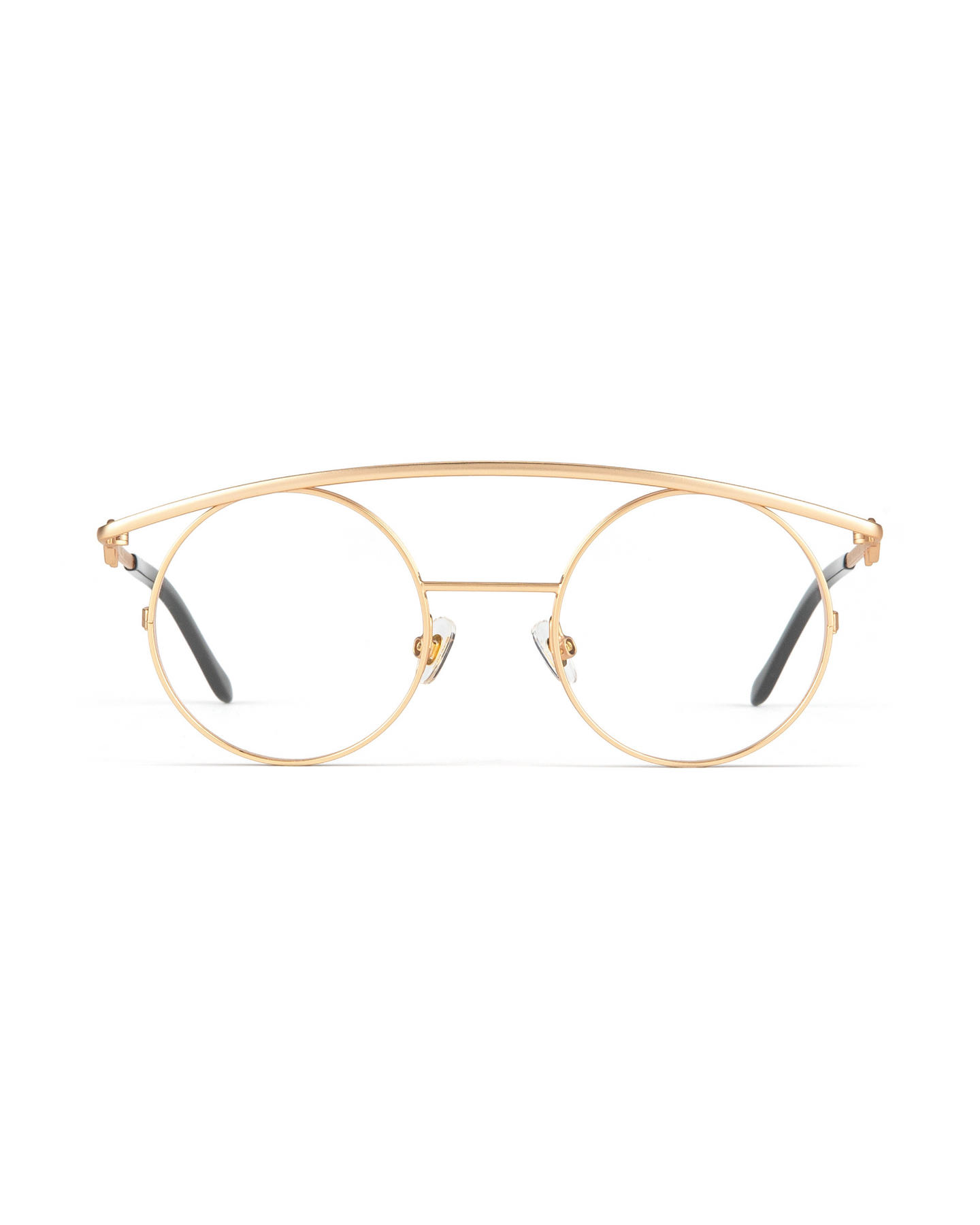 Retro XL - Gold Eyeglasses